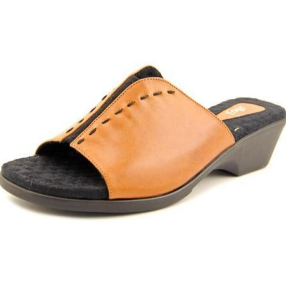 1803 Slide Leather Cognac Sandal